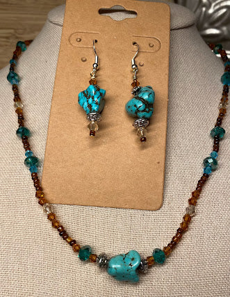 Turquoise Necklace Set