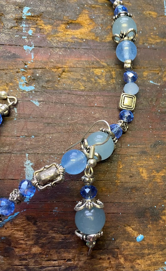 Lapis Lazuli and Aquamarine Set