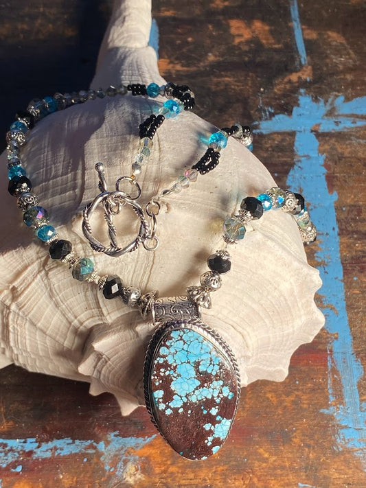 Turquoise necklace set