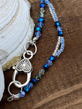 Lapis Lazuli necklace and earring set