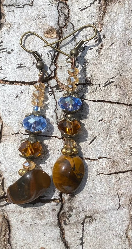 Tiger Eye Earrings